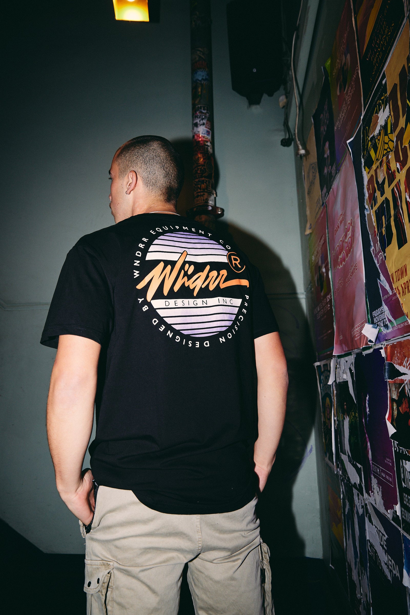 HALF VOLLEY CUSTOM FIT TEE - BLACK
