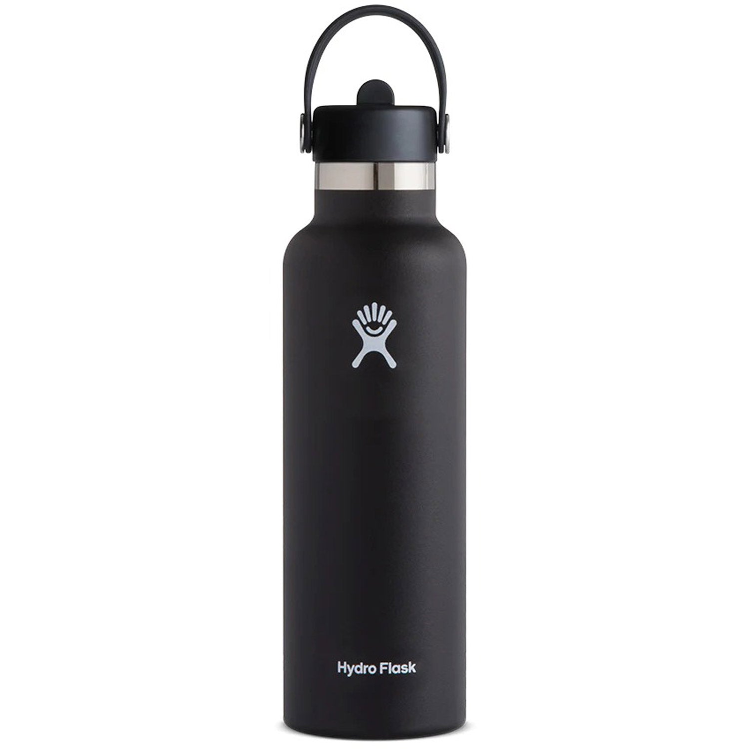 Hydration 21oz Standard Mouth Flex Straw Cap Insulated Water Bottle