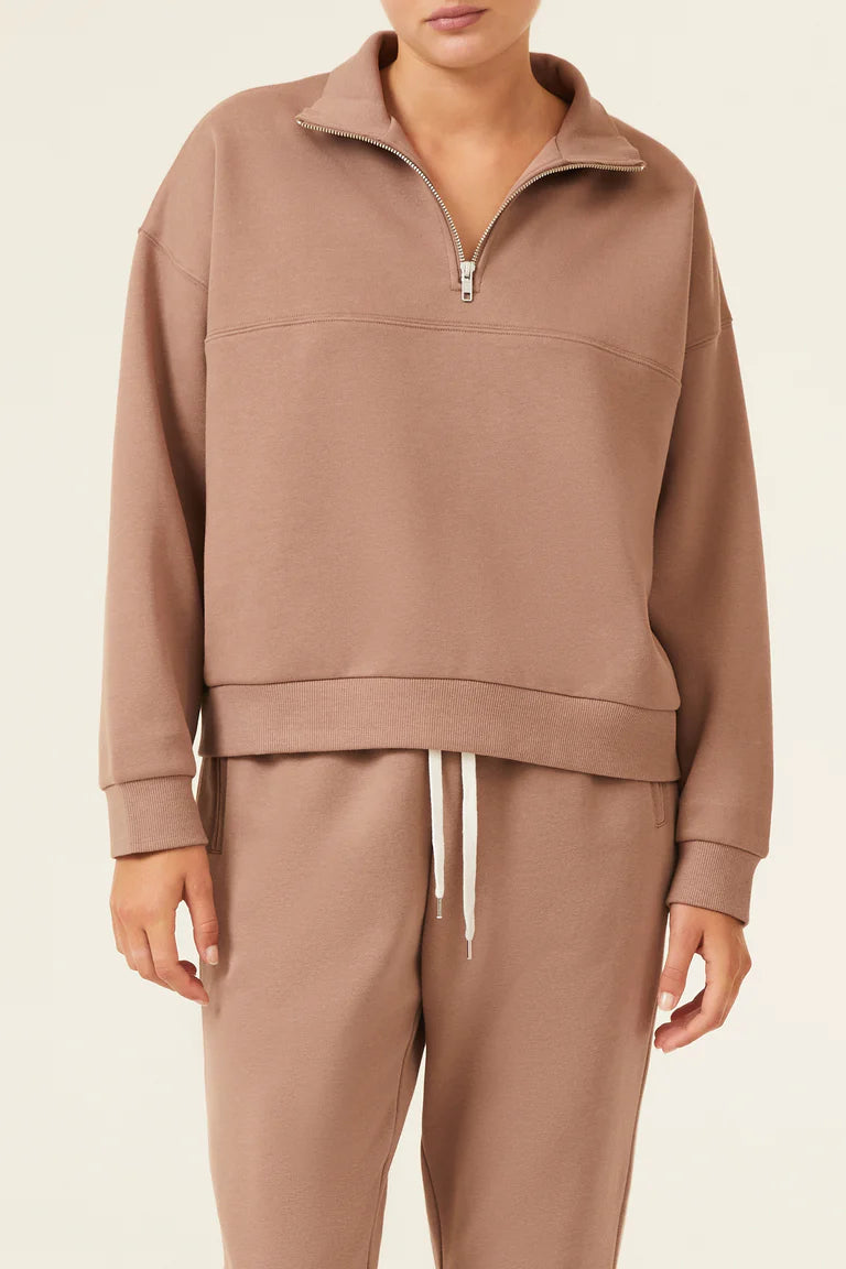 Carter Zip Front Sweat