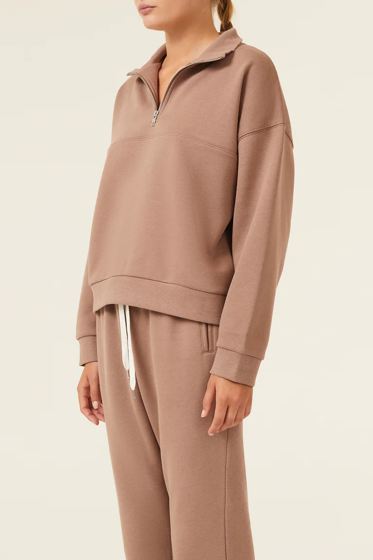 Carter Zip Front Sweat