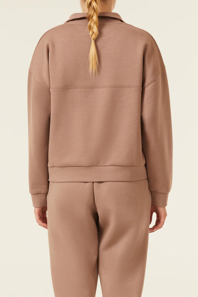 Carter Zip Front Sweat