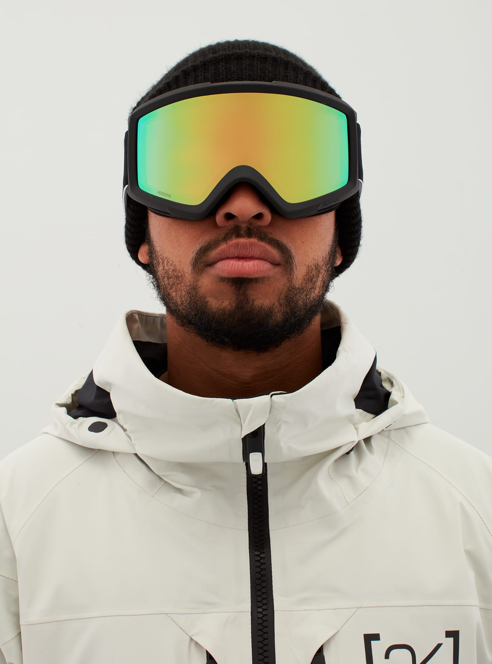 Anon Anon Helix 2.0 Goggles - Low Bridge Fit Frame: black, lens: perceive variable green (22% / s2)