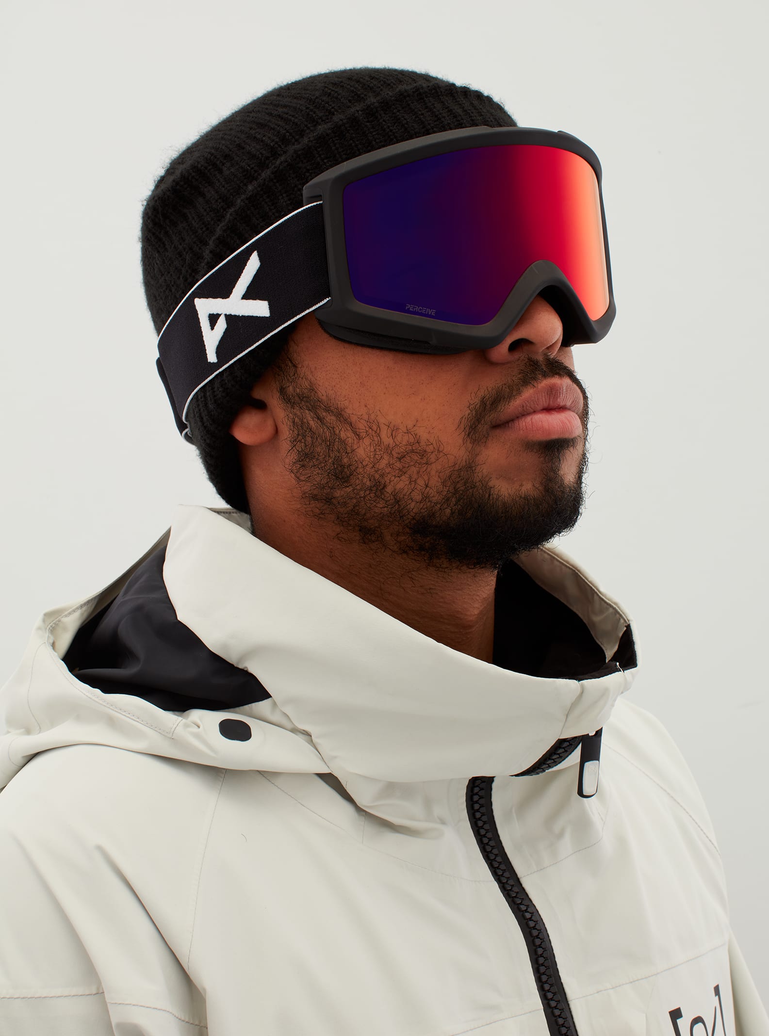 Anon Anon Helix 2.0 Goggles + Bonus Lens Frame: black, lens: perceive sunny red (14% / s3), spare lens: amber (55% / s1)