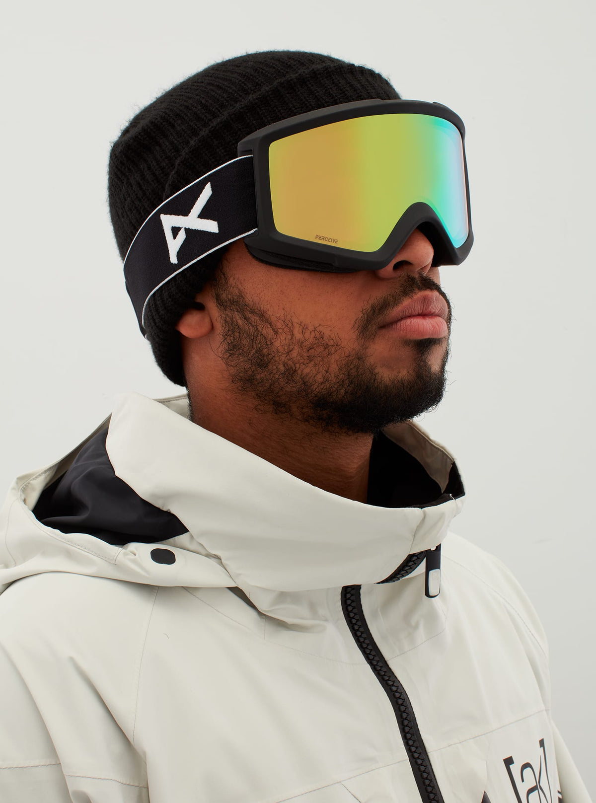 Anon Anon Helix 2.0 Goggles + Bonus Lens Frame: black, lens: perceive variable green (22% / s2), spare lens: amber (55% / s1)