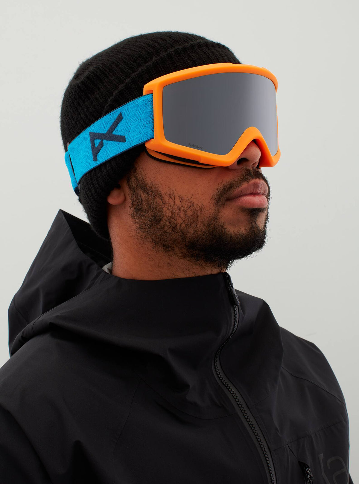 Anon Anon Helix 2.0 Goggles + Bonus Lens Frame: blue, lens: perceive sunny onyx (6% / s4), spare lens: amber (55% / s1)