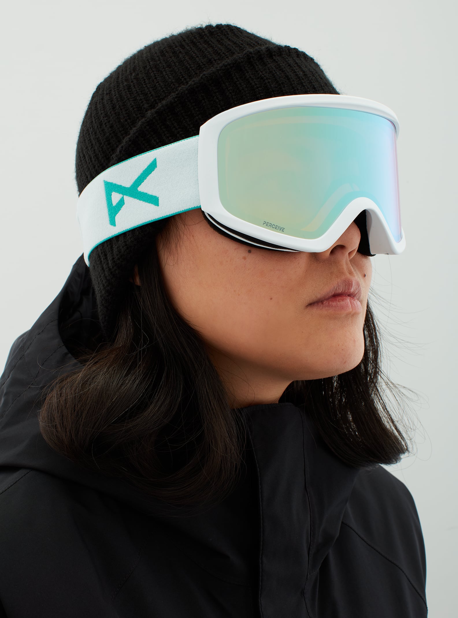 Anon Anon Insight Goggles + Bonus Lens Frame: white, lens: perceive variable blue (21% / s2), spare lens: amber (55% / s1)