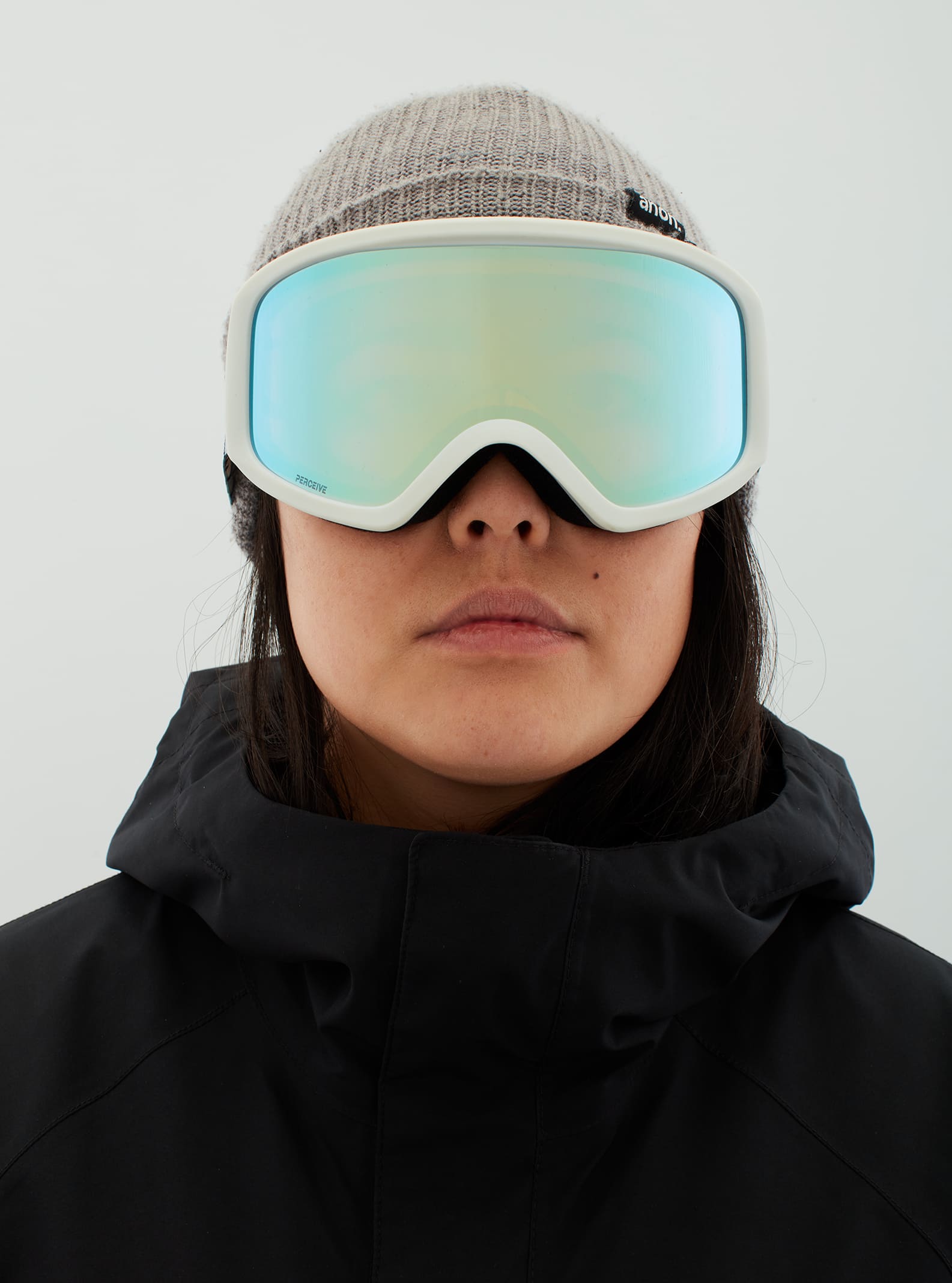 Anon Anon Insight Goggles + Bonus Lens Frame: powder, lens: perceive variable blue (21% / s2), spare lens: amber (55% / s1)