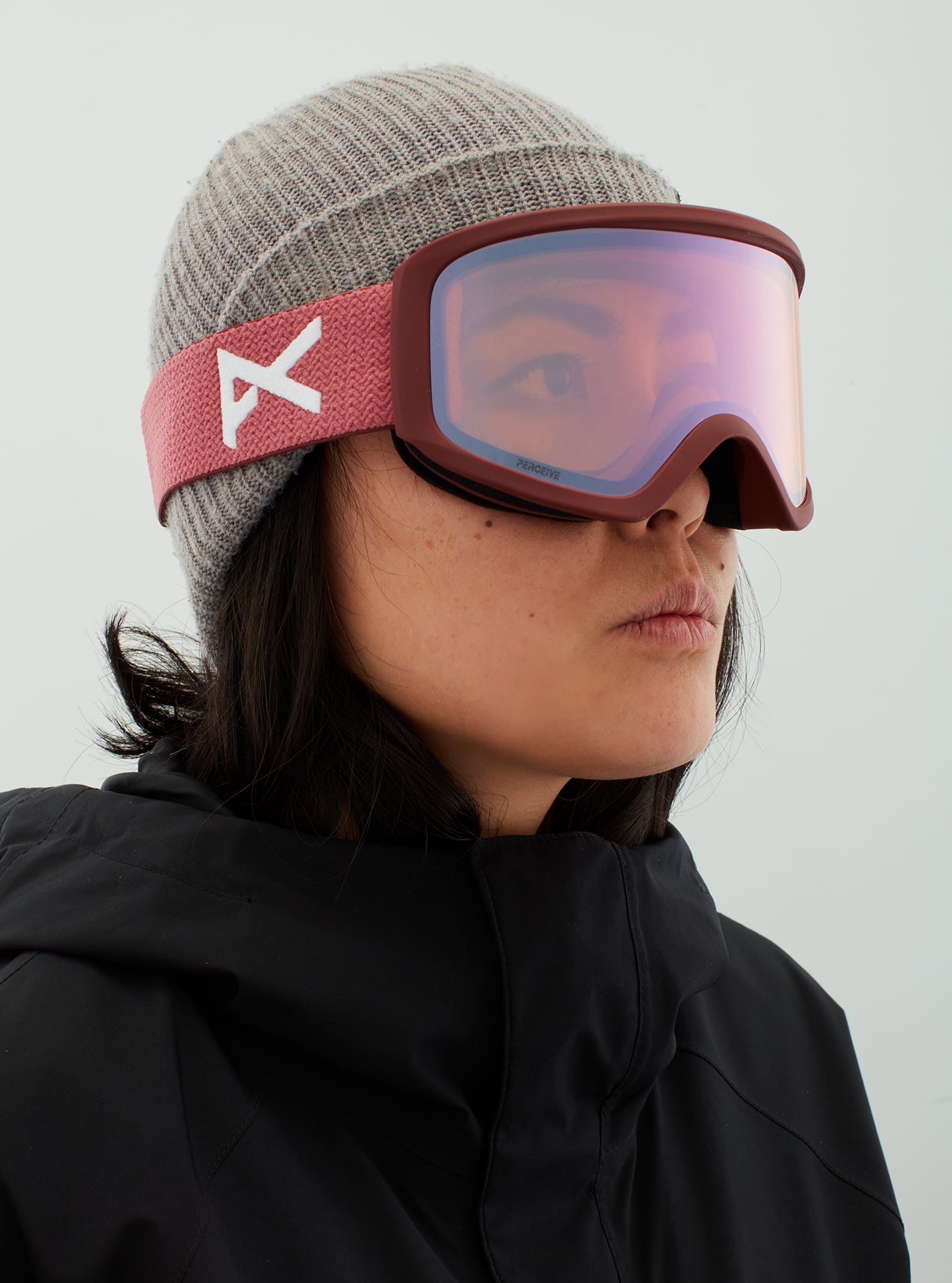 Anon Anon Insight Goggles + Bonus Lens Frame: blush, lens: perceive cloudy pink (53% / s1), spare lens: amber (55% / s1)