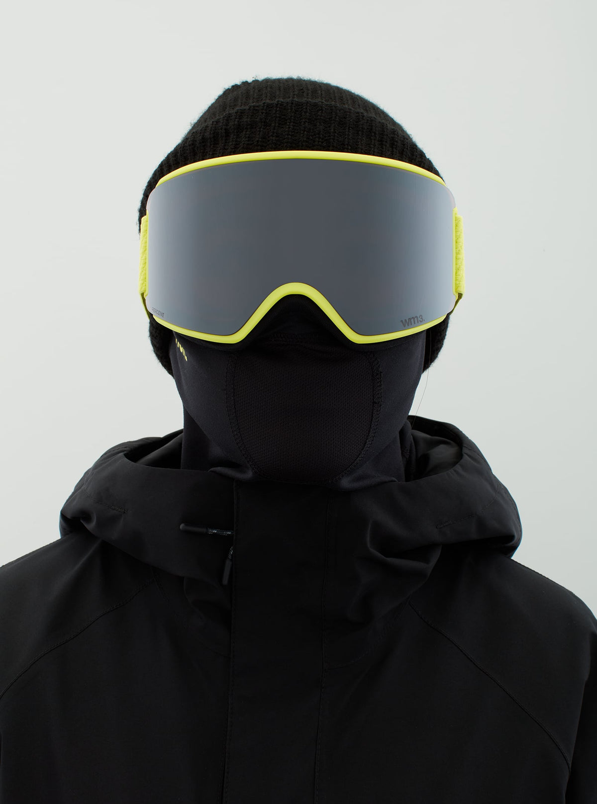 Anon Anon WM3 Goggles + Bonus Lens + MFI® Face Mask - Low Bridge Fit Frame: lemon, lens: perceive sunny onyx (6% / s4), spare lens: perceive variable violet (34% / s2)