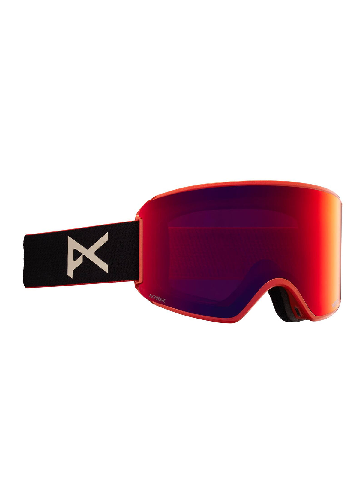 Anon Anon WM3 Goggles + Bonus Lens + MFI® Face Mask - Low Bridge Fit Frame: orange.com, lens: perceive sunny red (14% / s3), spare lens: perceive cloudy burst (59% / s1)