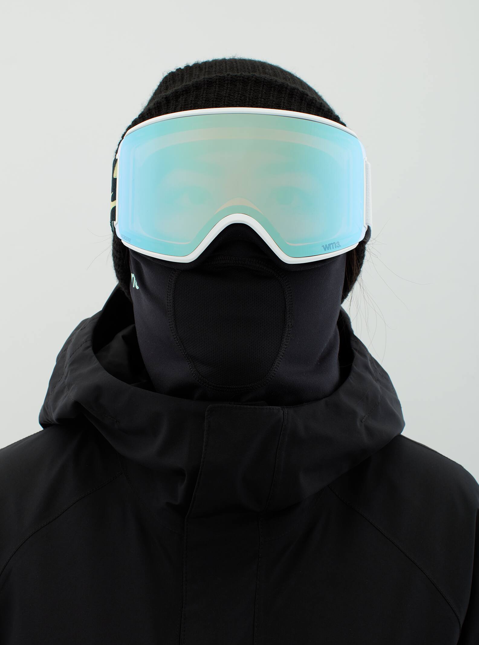 Anon Anon WM3 Goggles + Bonus Lens + MFI® Face Mask - Low Bridge Fit Frame: sophy hollington, lens: perceive variable blue (21% / s2), spare lens: perceive cloudy pink (53% / s1)