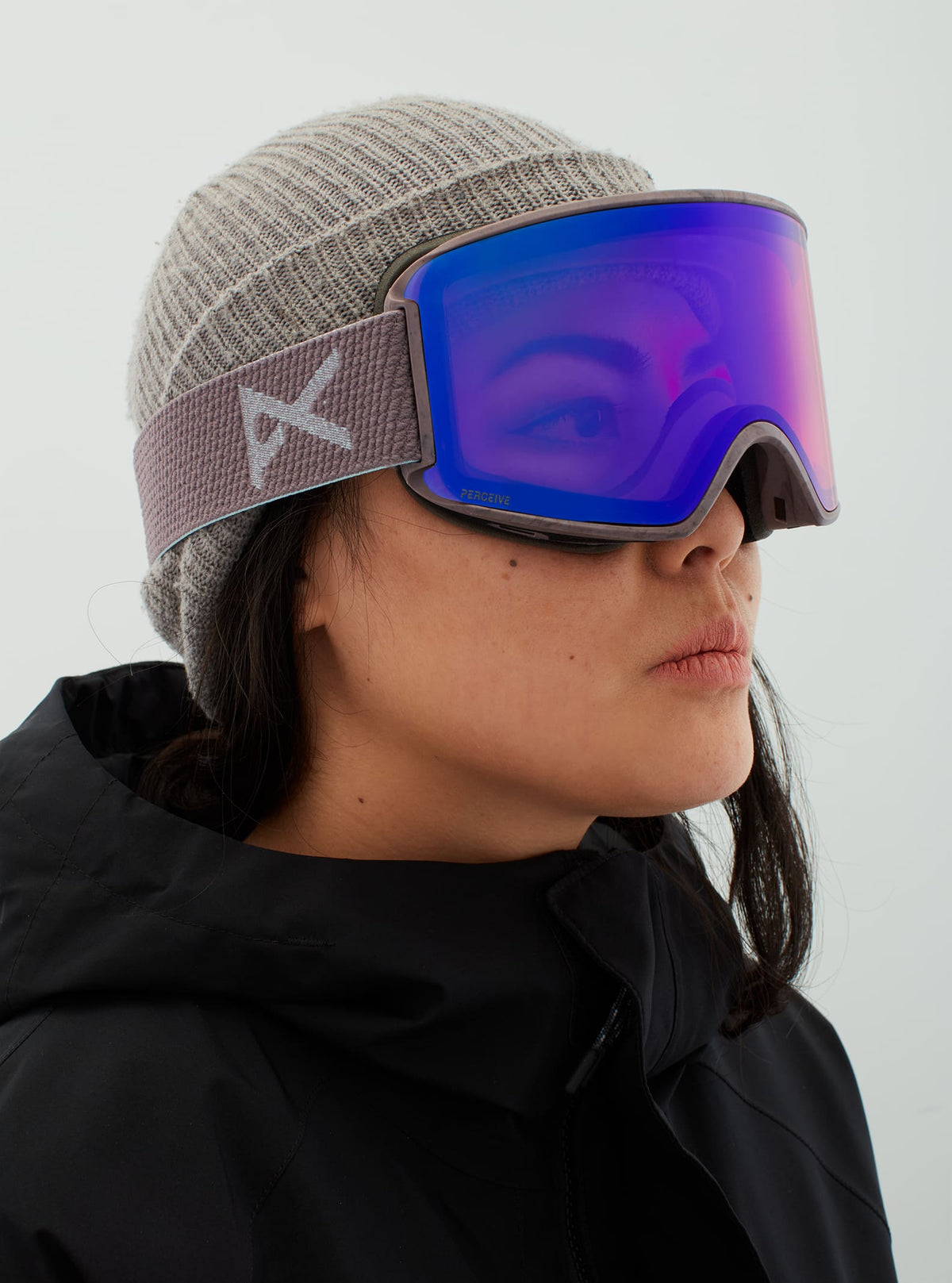 Anon Anon WM3 Goggles + Bonus Lens - Low Bridge Fit Frame: purple, lens: perceive variable violet (34% / s2), spare lens: perceive sunny onyx (6% / s4)