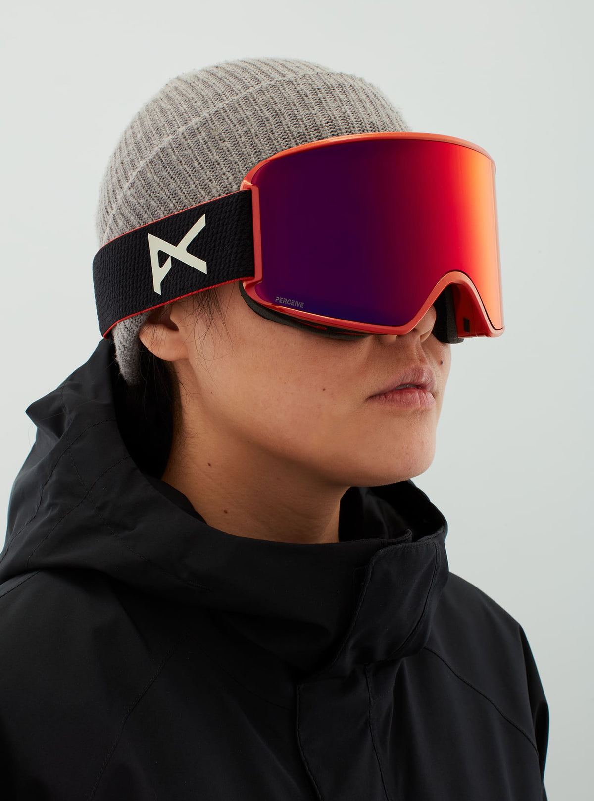 Anon Anon WM3 Goggles + Bonus Lens - Low Bridge Fit Frame: orange.com, lens: perceive sunny red (14% / s3), spare lens: perceive cloudy burst (59% / s1)