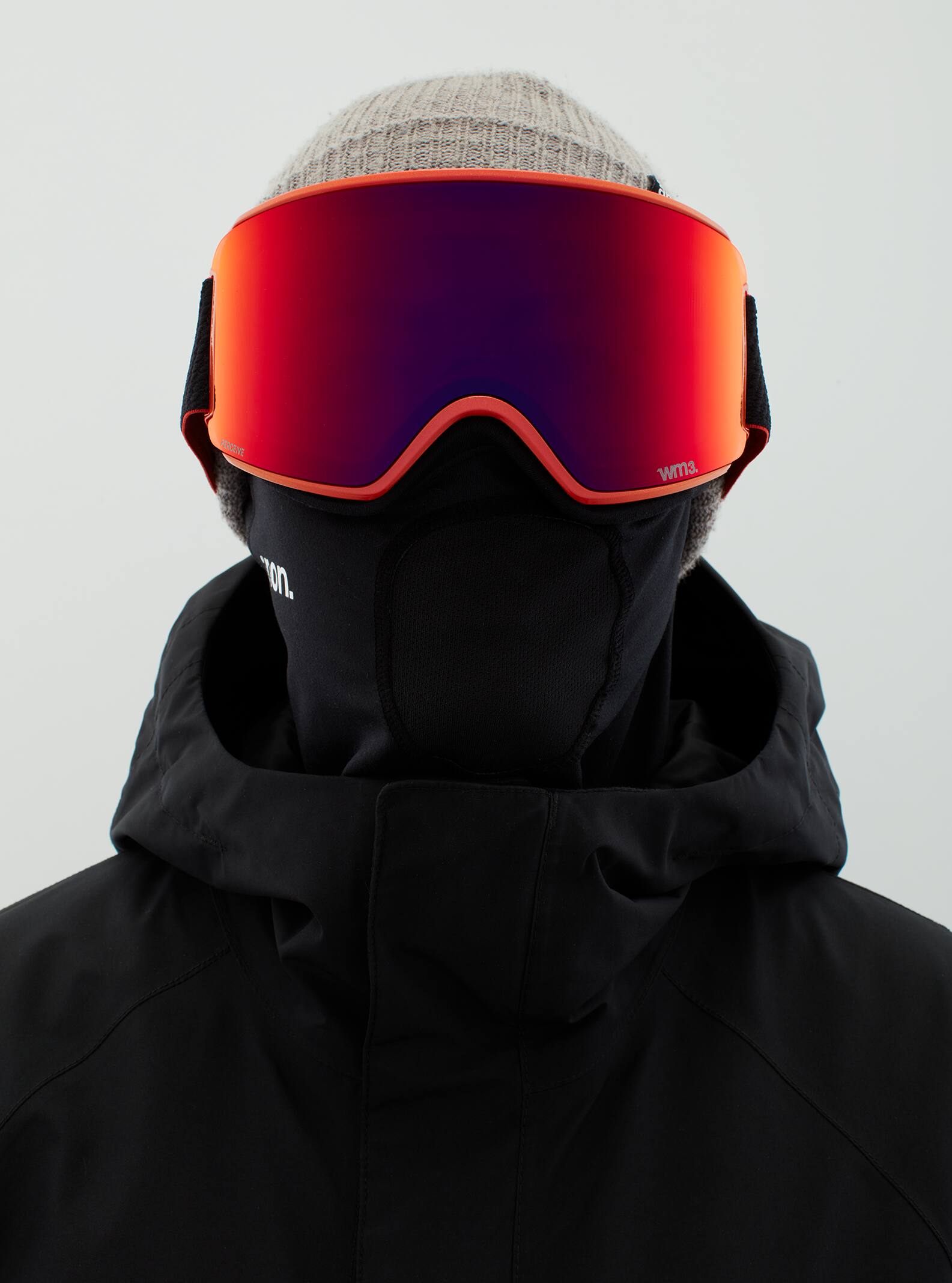 Anon Anon WM3 Goggles + Bonus Lens + MFI® Face Mask Frame: orange.com, lens: perceive sunny red (14% / s3), spare lens: perceive cloudy burst (59% / s1)