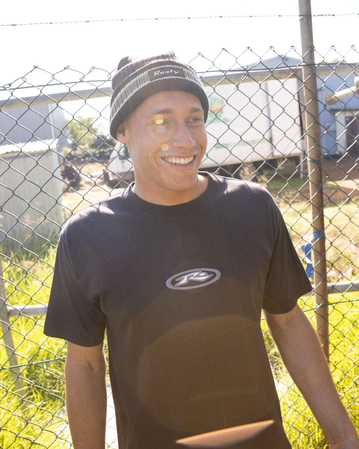 Rusty Slowmo Short Sleeve Tee Black