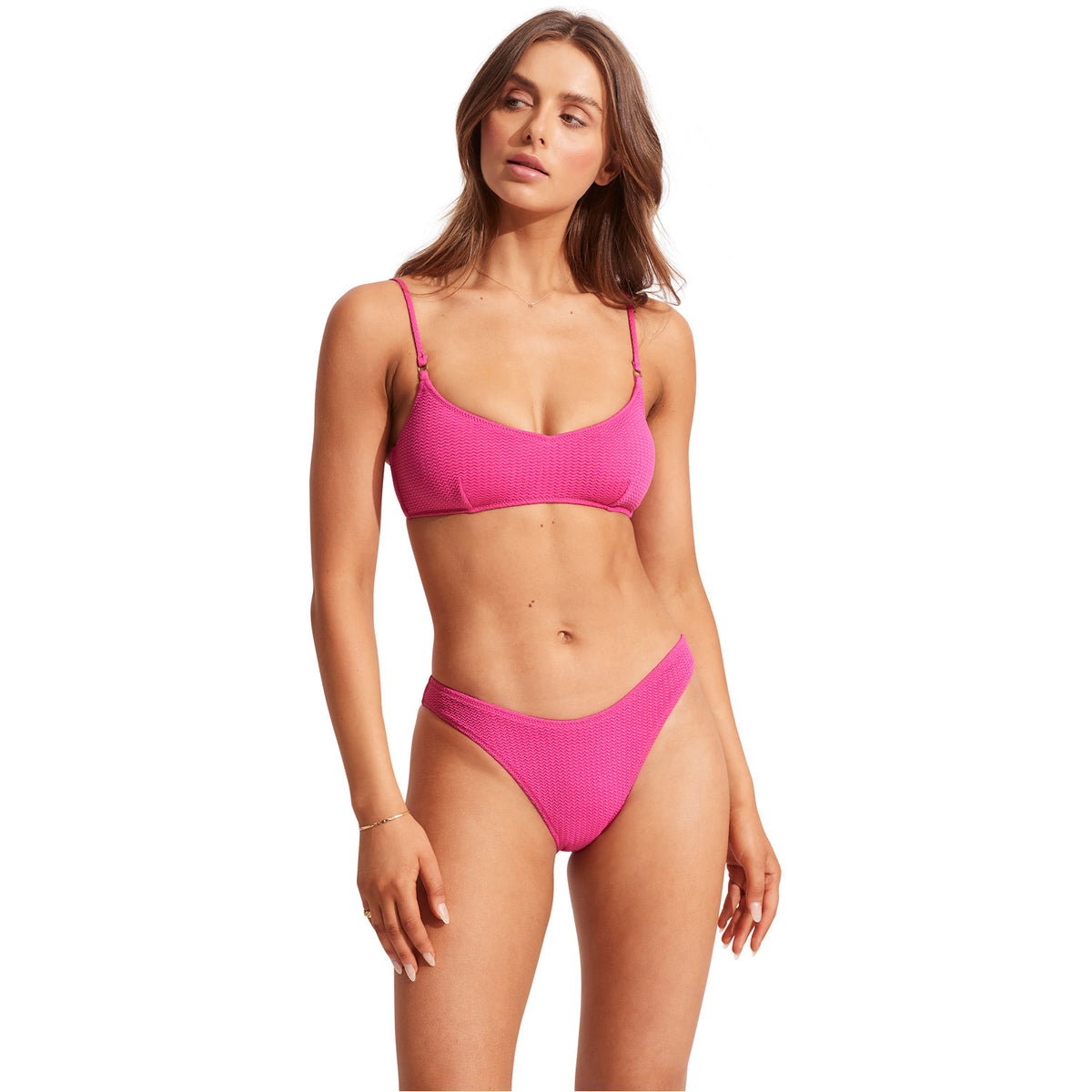 Seafolly Sea Dive Bralette Fuchsia