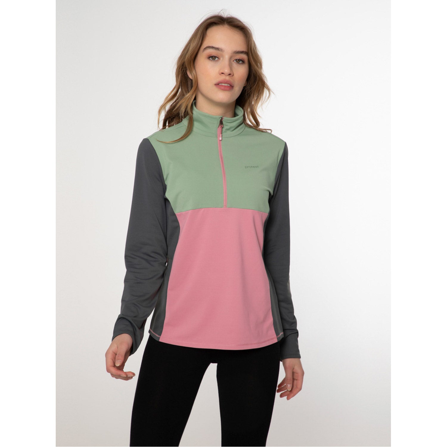 Meissas 1/4 Zip Skivvy Top