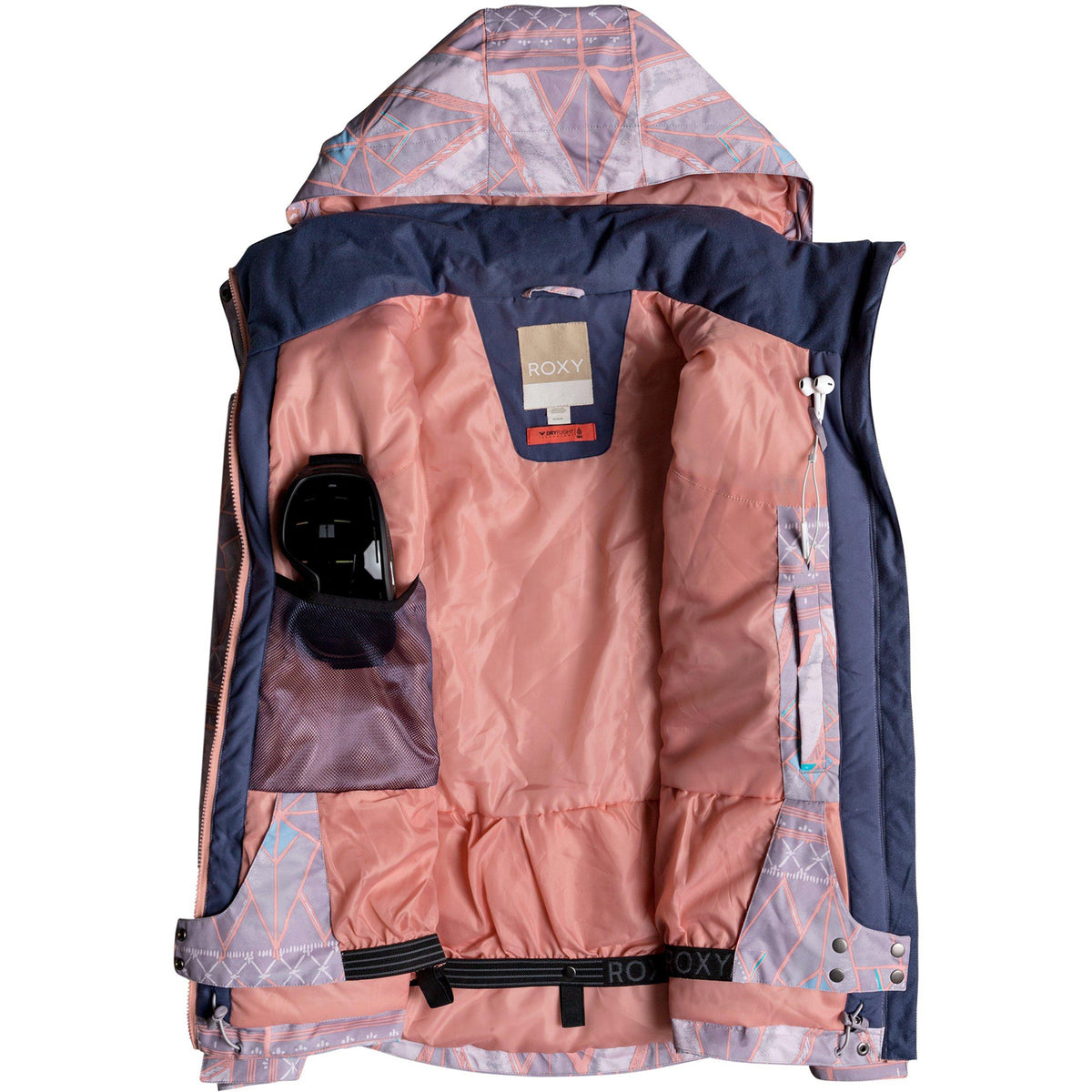 Roxy Jetty Snow Jacket 2019 Minimal Grey Mosiac