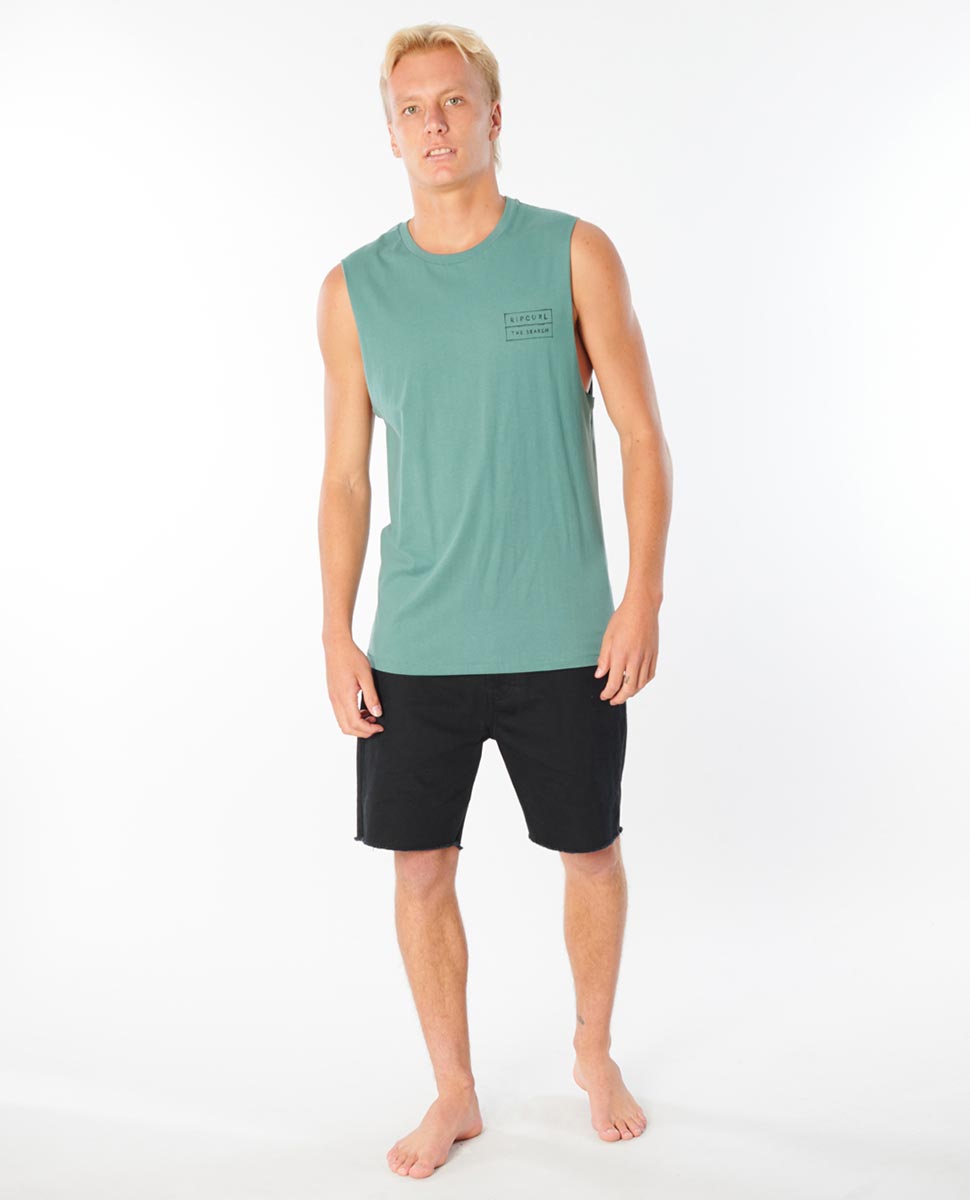 Rip Curl 50/50 Scratch Muscle Bluestone