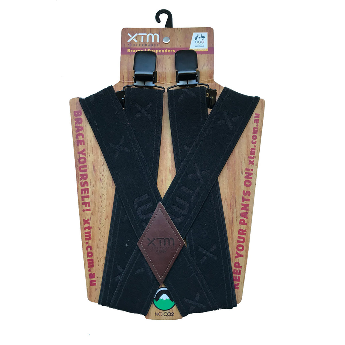 XTM Adult Suspenders Black