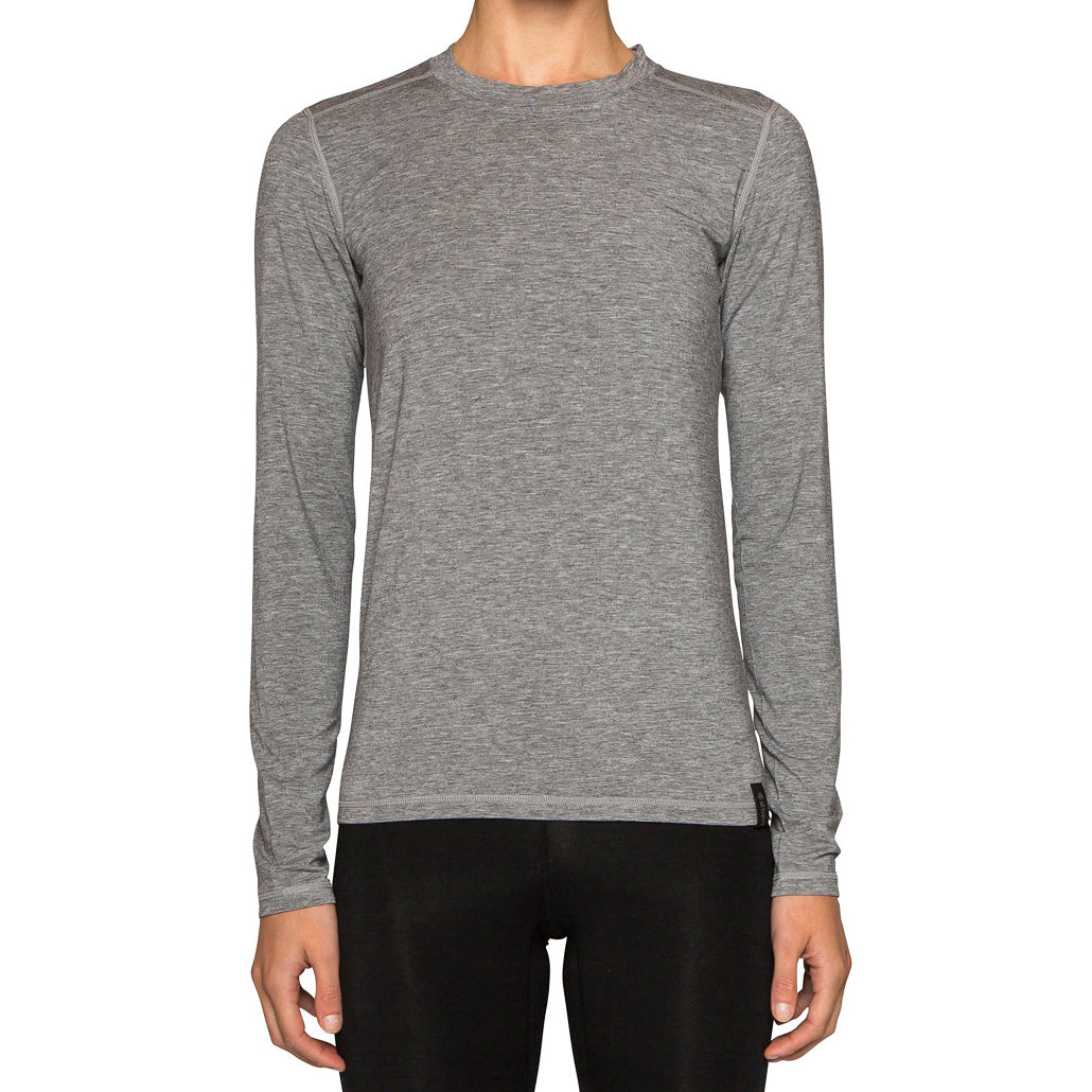 LeBent Baselayer 200 Lightweight Womens Thermal Top 2016 Heather Grey