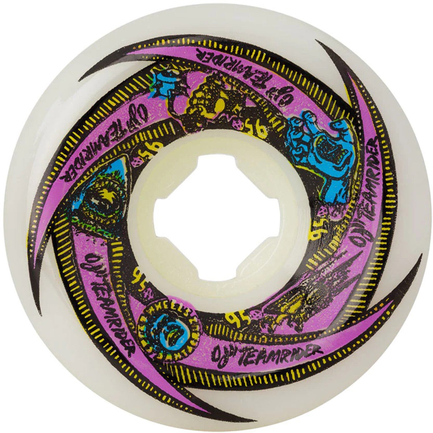 57mm OJII Teamrider Original 95a Skateboard Wheels