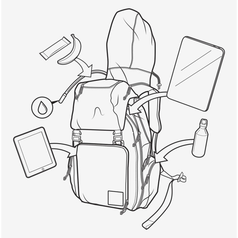 Burton HCSC Shred Scout 26L Backpack 2017 Internal