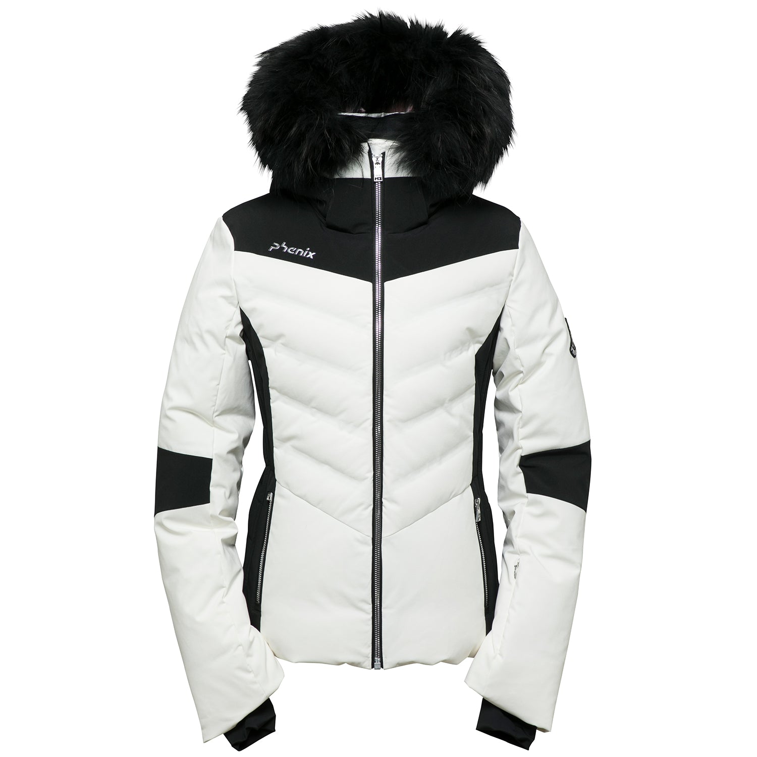 Phenix Chloe Hybrid Fur Ski Jacket 2019 Off White 2