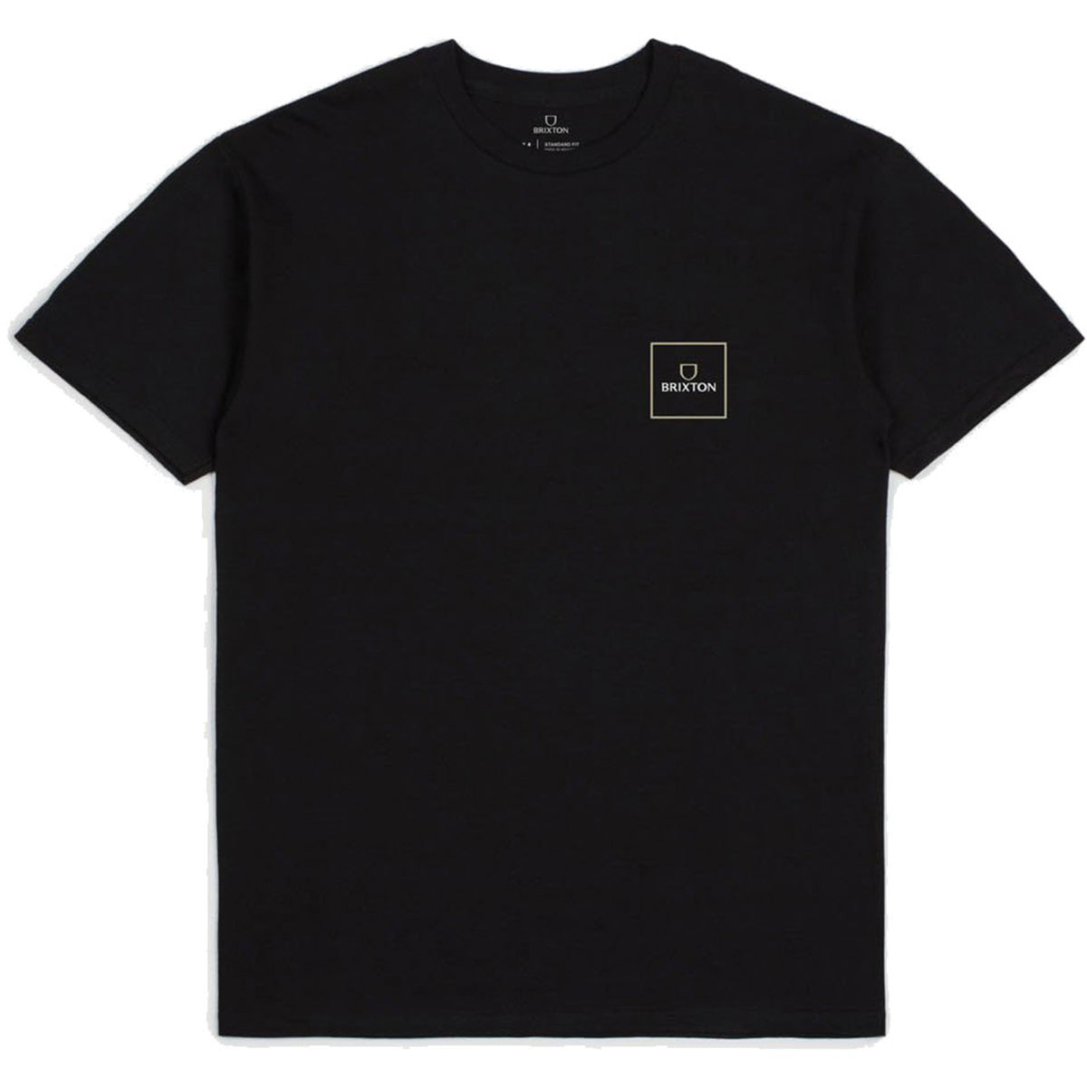 Brixton Alpha Block Standard Tee Black