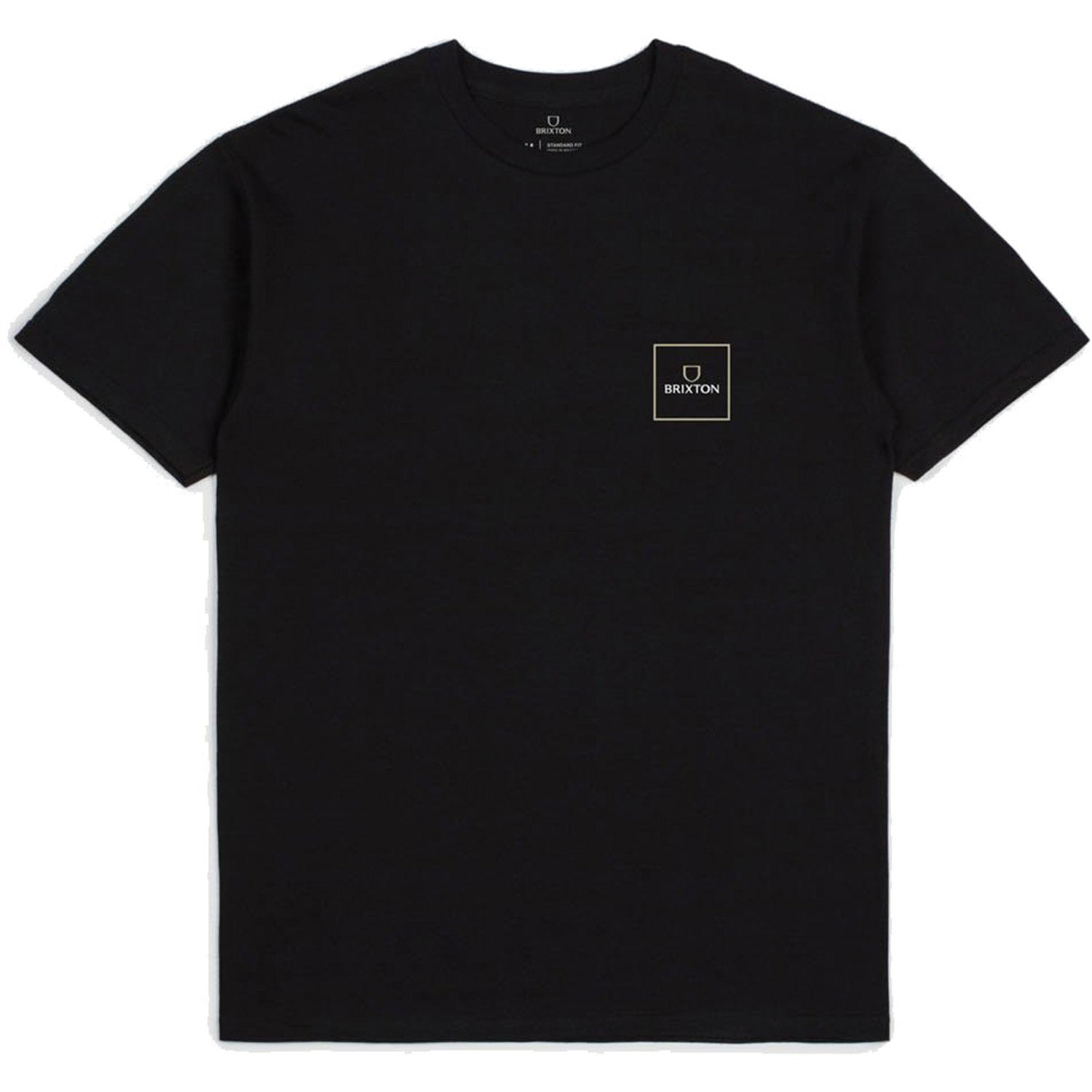 Brixton Alpha Block Standard Tee Black