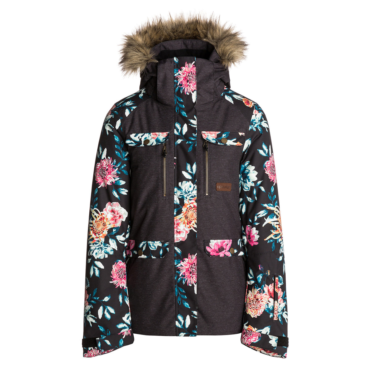 Ripcurl Chic Printed Snow Jacket 2019 Red Orchid 