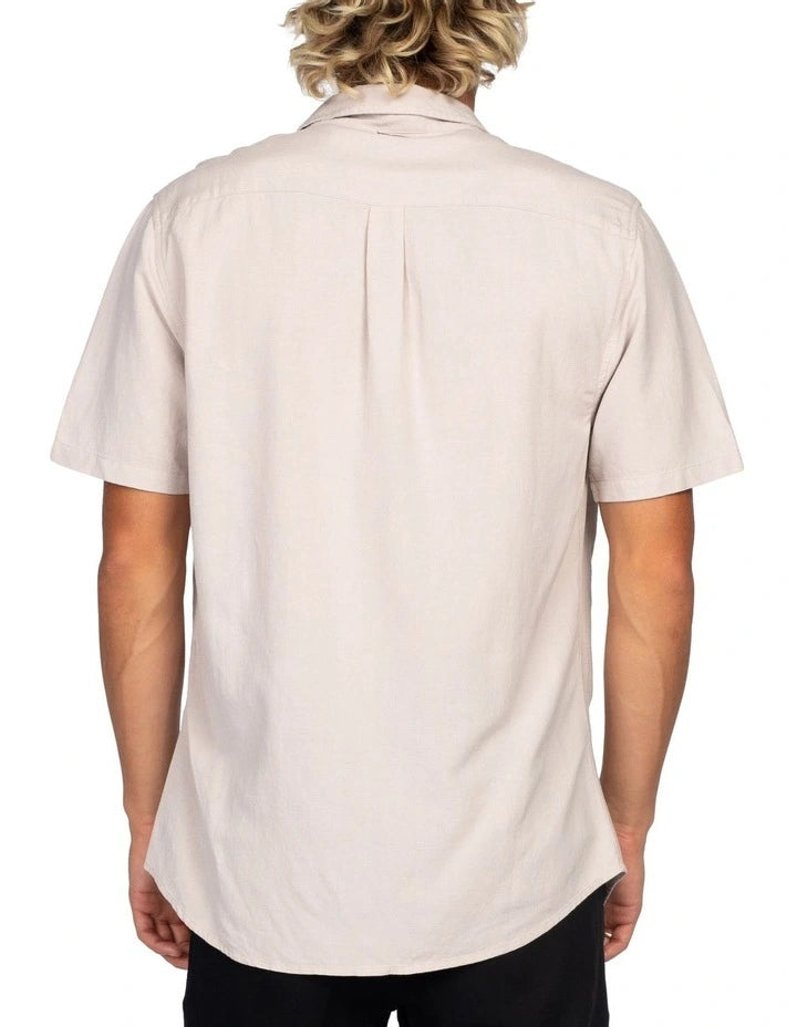 Overtone Short Sleeve Linen Shirt