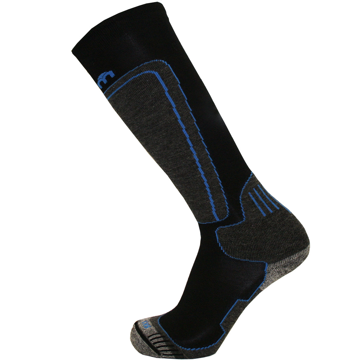 Mico Natural Performance Unisex Medium Ski Sock 2017 Blue Black