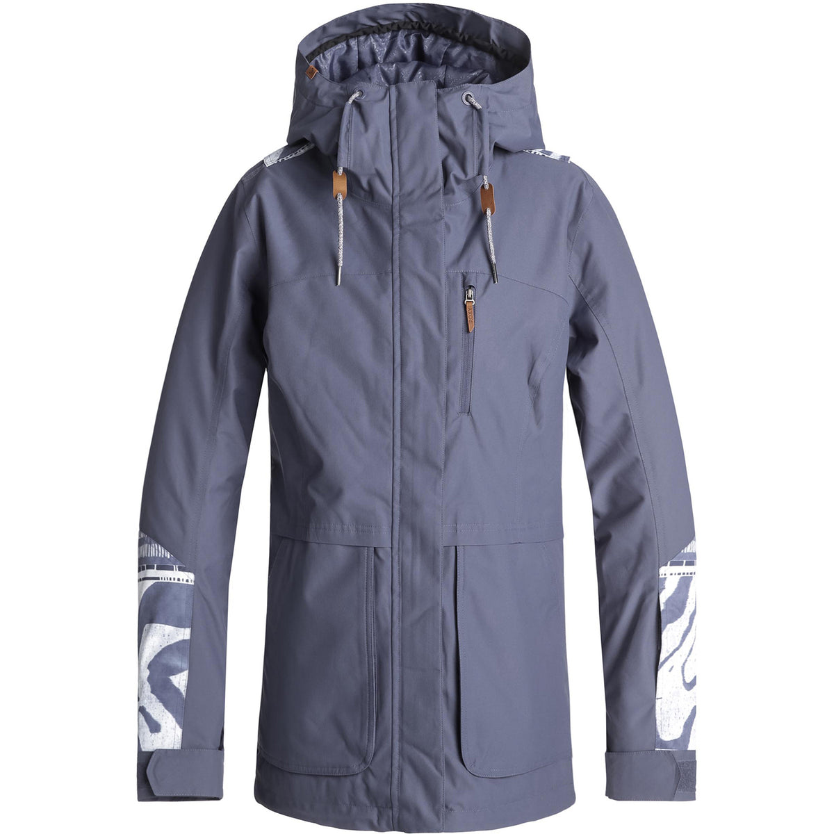 Roxy Andie Snow Jacket 2019 Crown Blue Wild Ethnic 