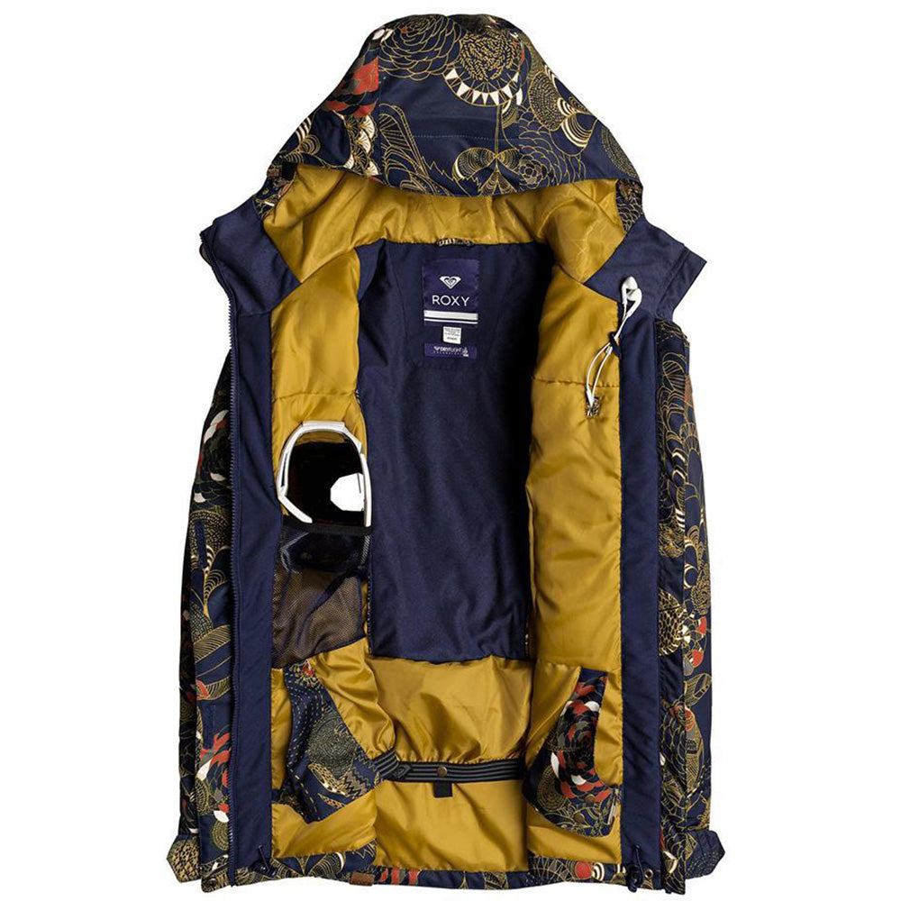 Roxy Andie Snow Jacket 2018 Peacoat Hackney Empire