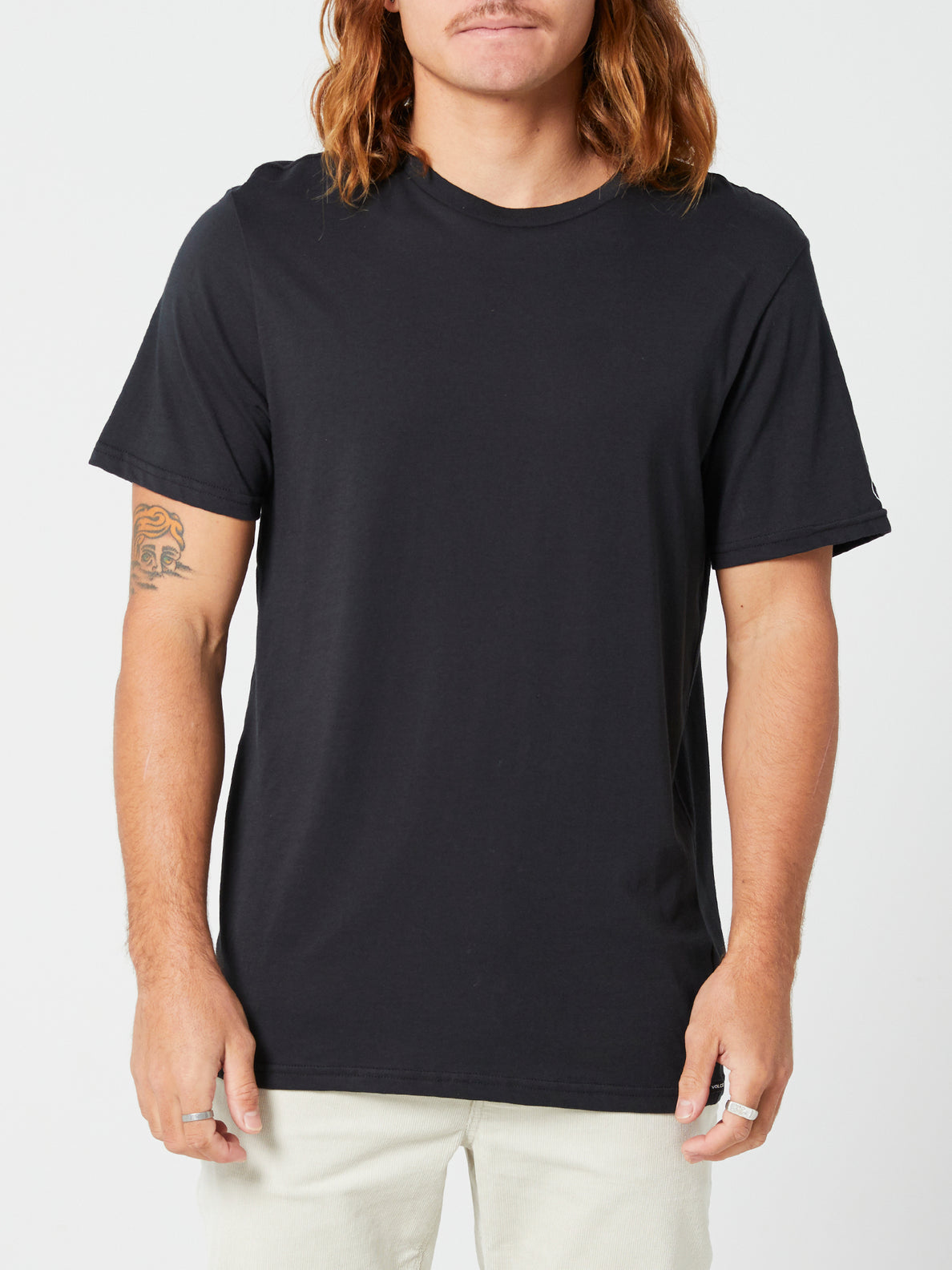 Solid Short Sleeve Tee - White