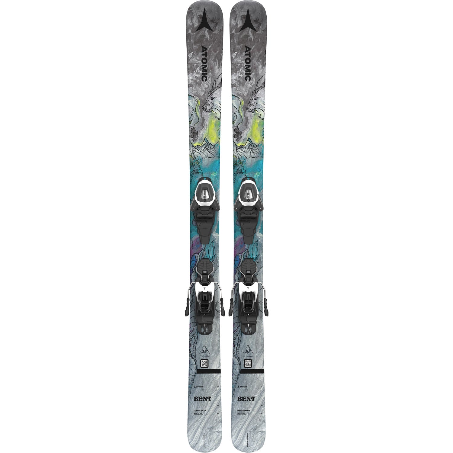 Bent JR 140-150 Skis w/ L6 GW Binding 2024