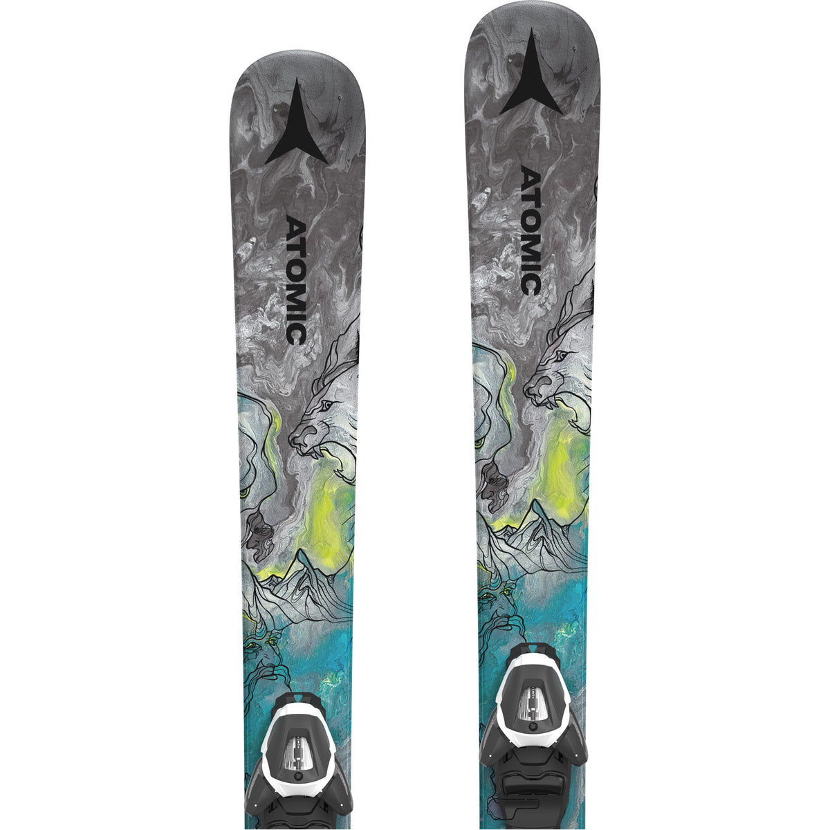 Bent JR 140-150 Skis w/ L6 GW Binding 2024