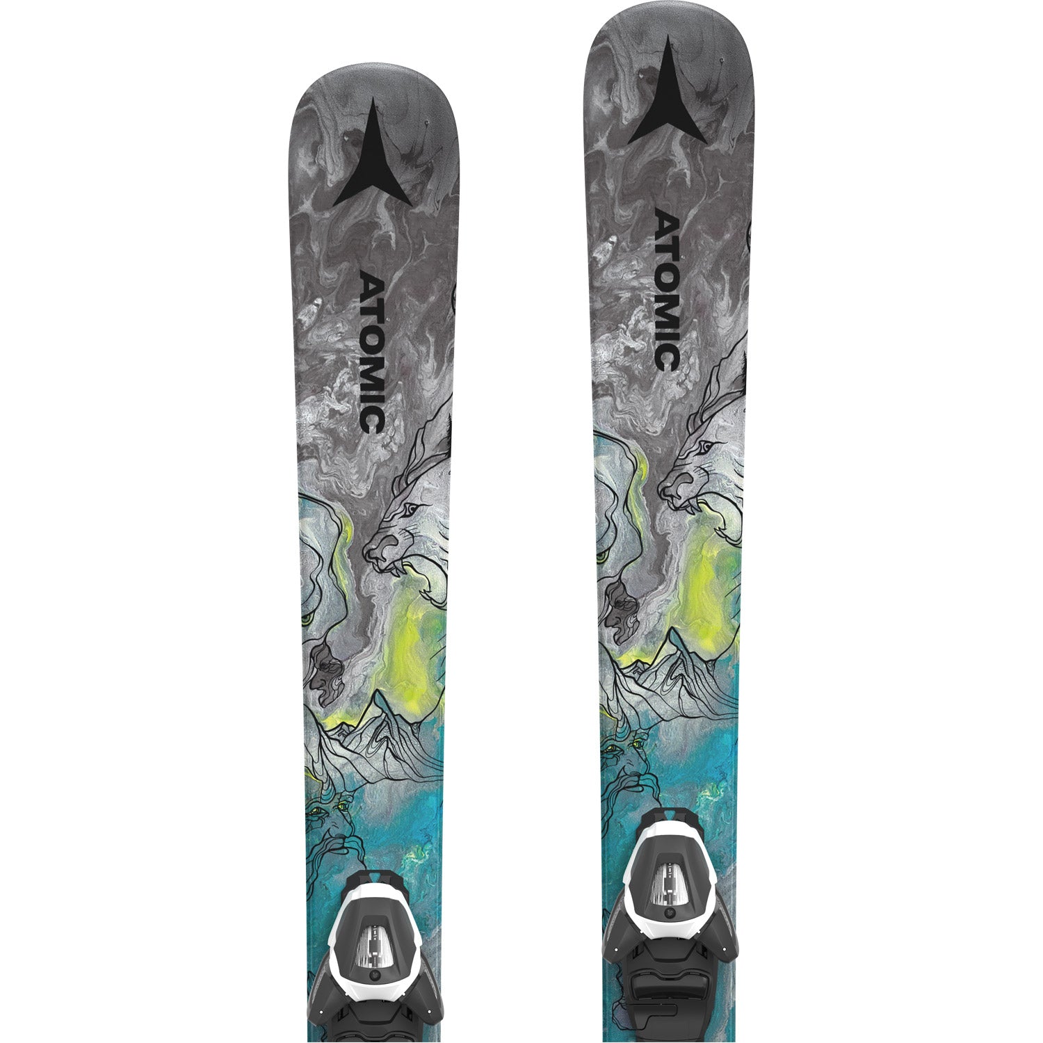 Bent JR 140-150 Skis w/ L6 GW Binding 2024