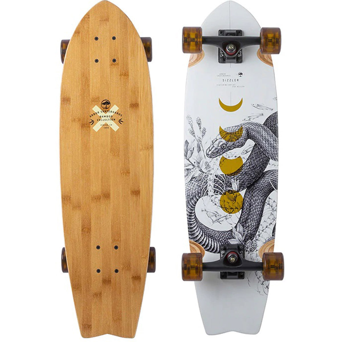 Bamboo Sizzler 30.5" Cruiser Complete Skateboard