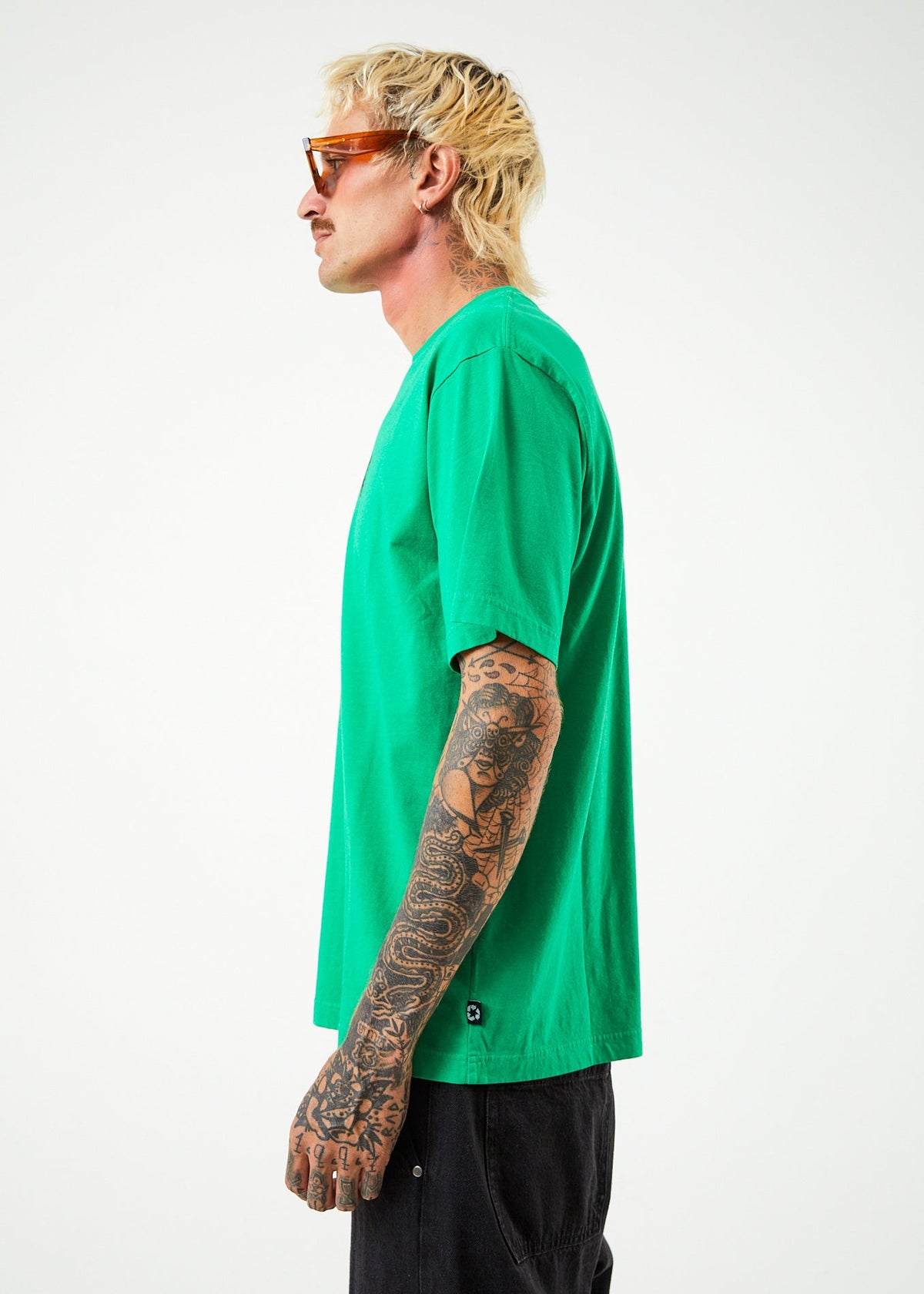 Programmed - Recycled Retro T-Shirt - Forest