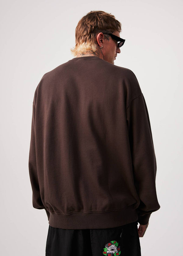 Spaced Recycled Crew Neck Jumper