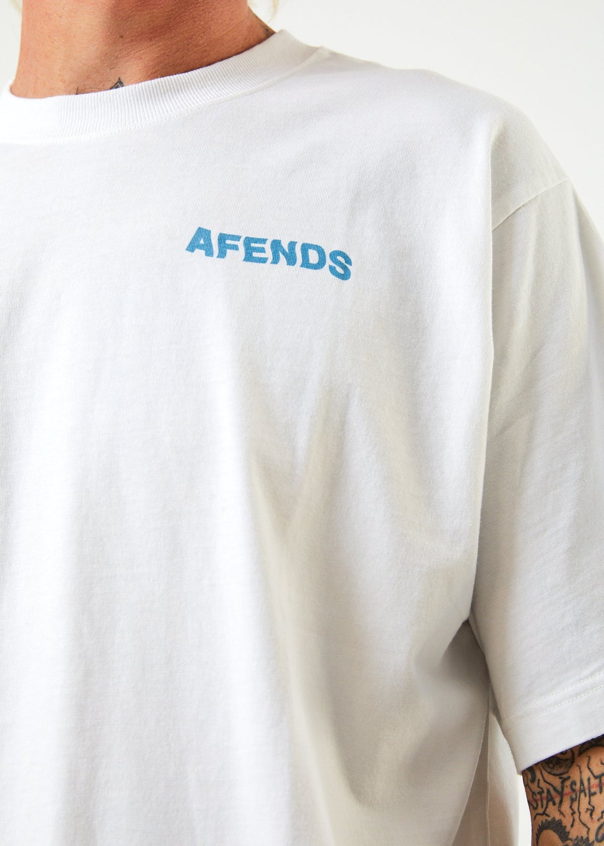 Vortex - Recycled Retro T-Shirt - White