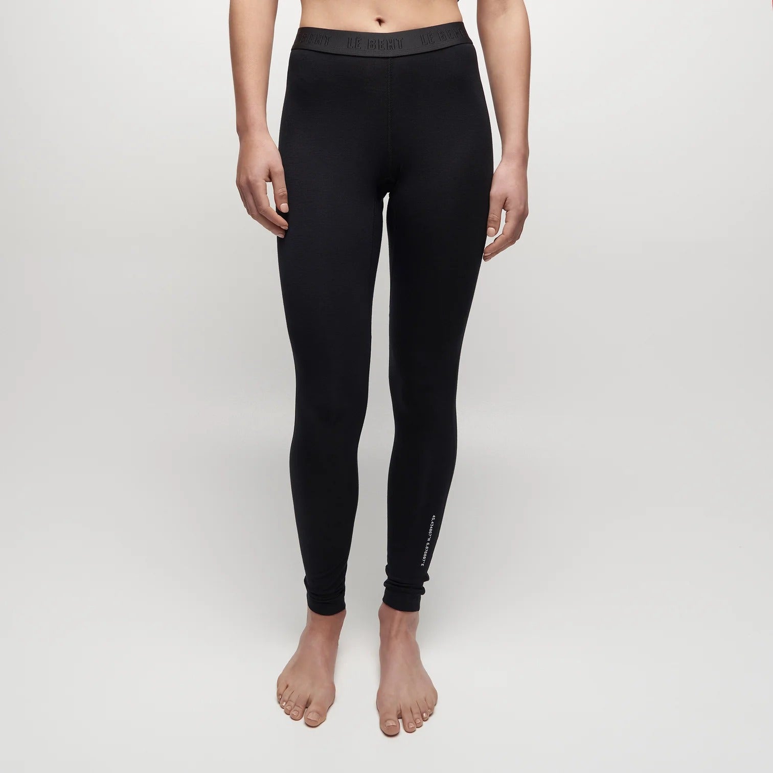 Le Bent Womens Core Lightweight Thermal Bottom Black