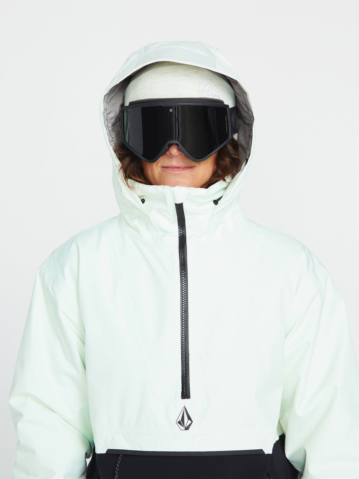 Womens Fern Insulated Gore-Tex Pullover - Ice Green