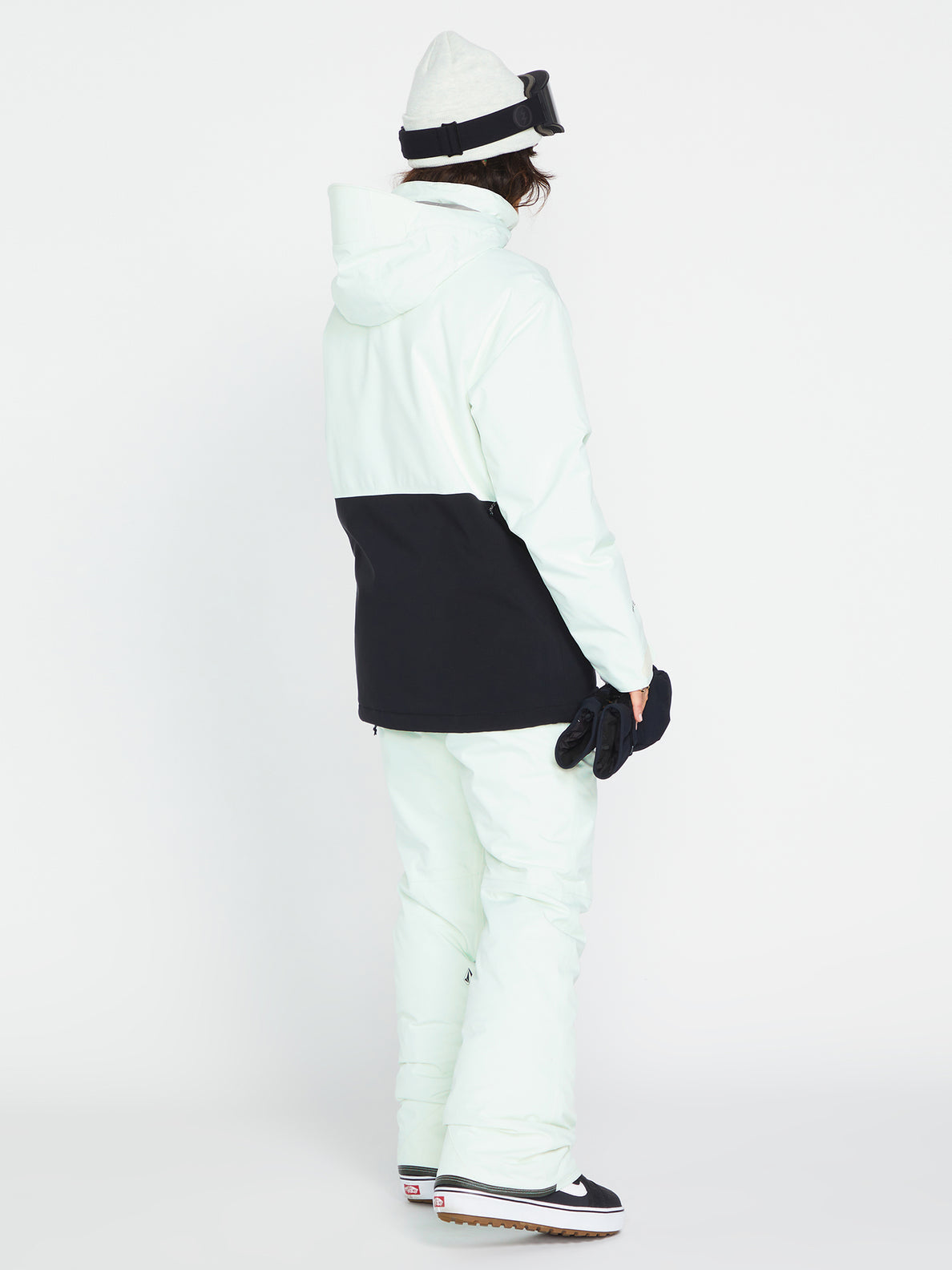 Womens Fern Insulated Gore-Tex Pullover - Ice Green