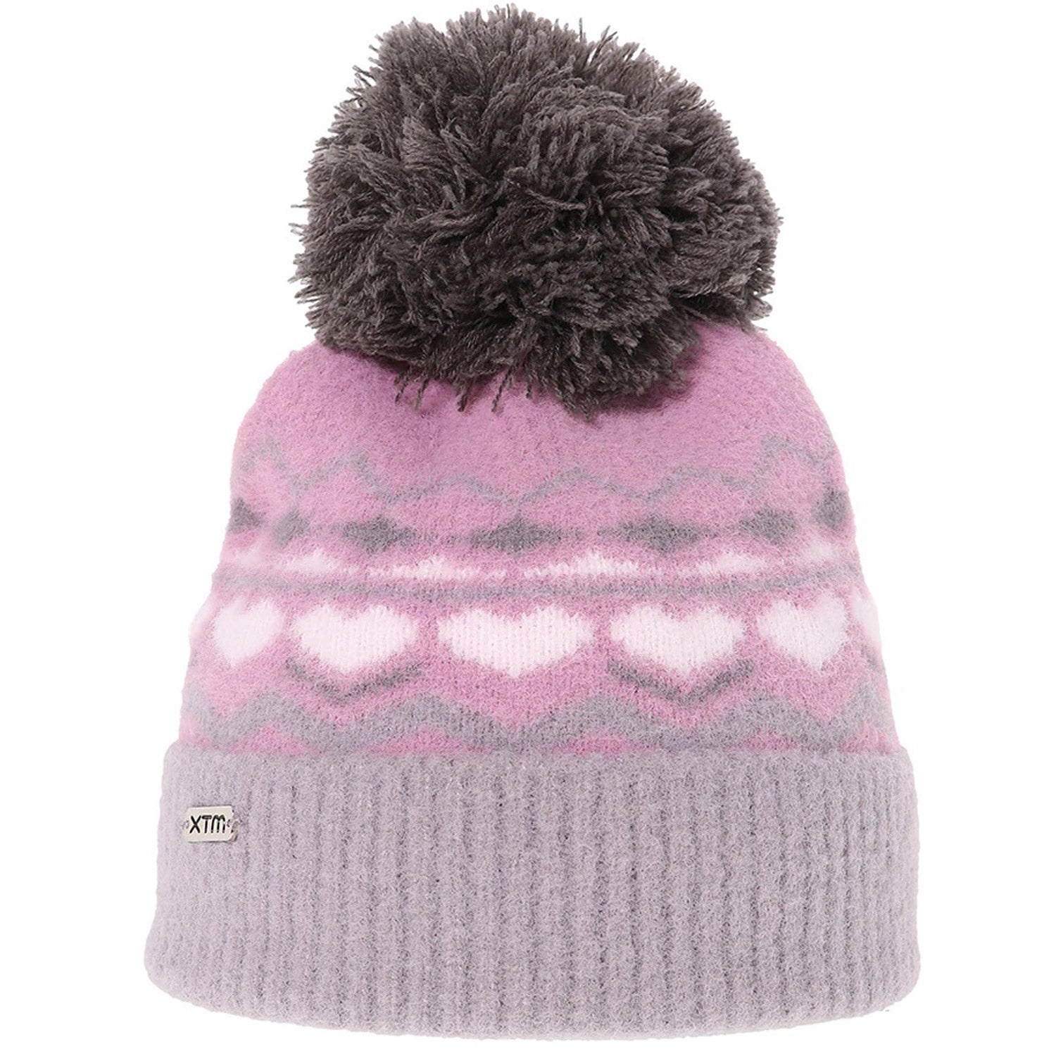 Sophie Knitted Fleece Lined Pompom Ladies Beanie