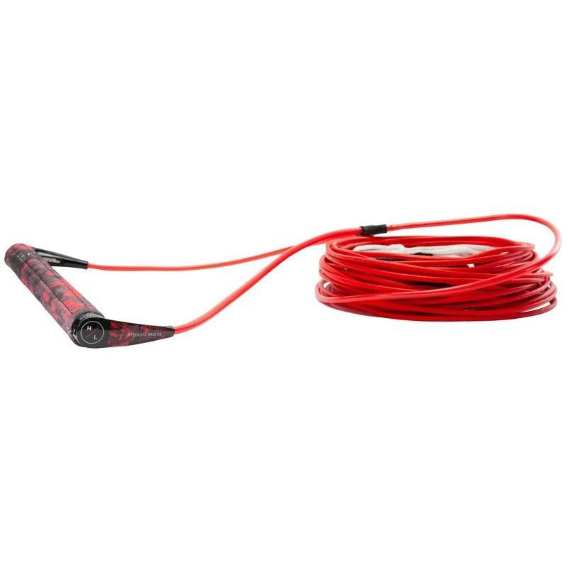 Hyperlite Wake Rope A Line with Team Handle Red