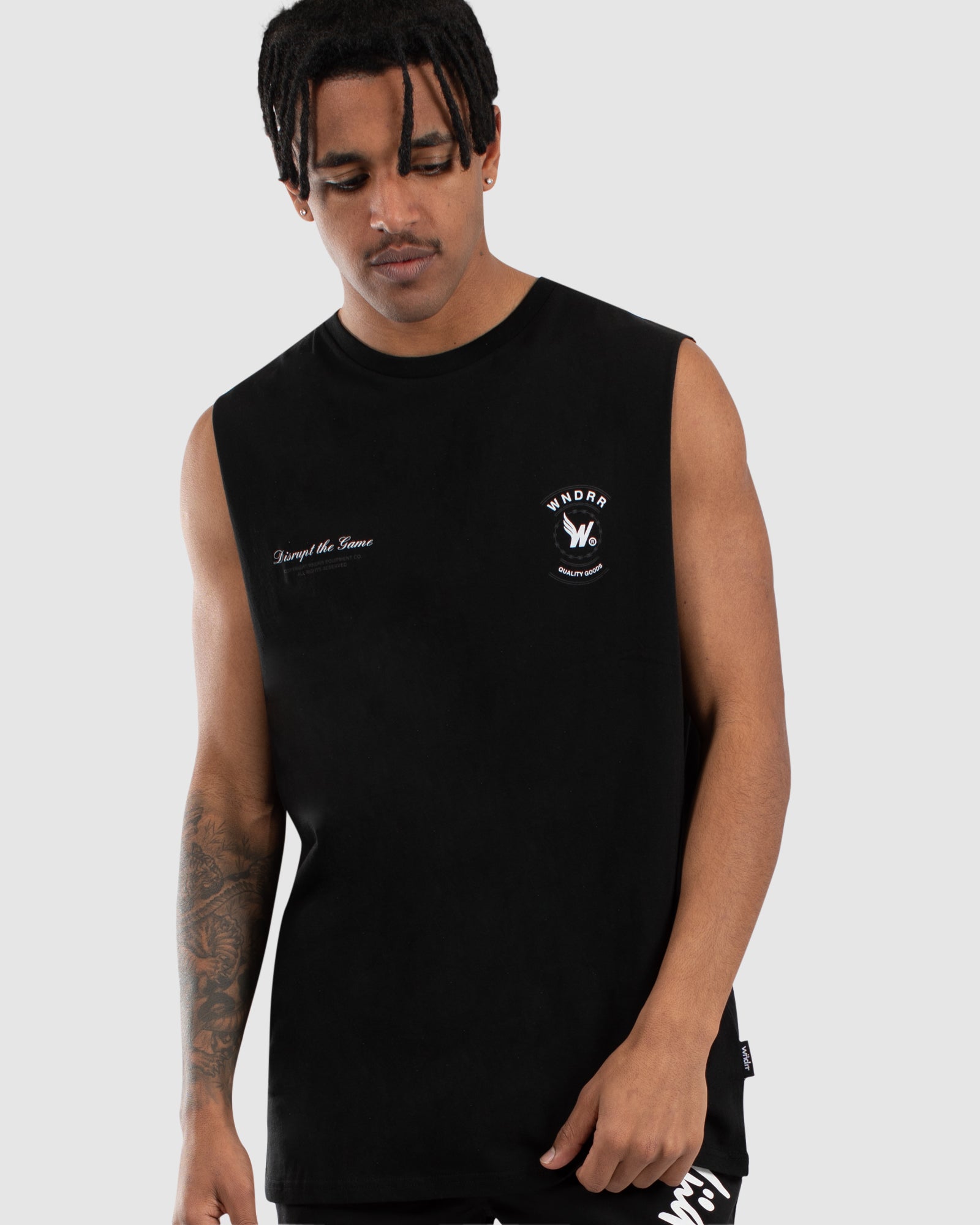 Cease Muscle Top - Black