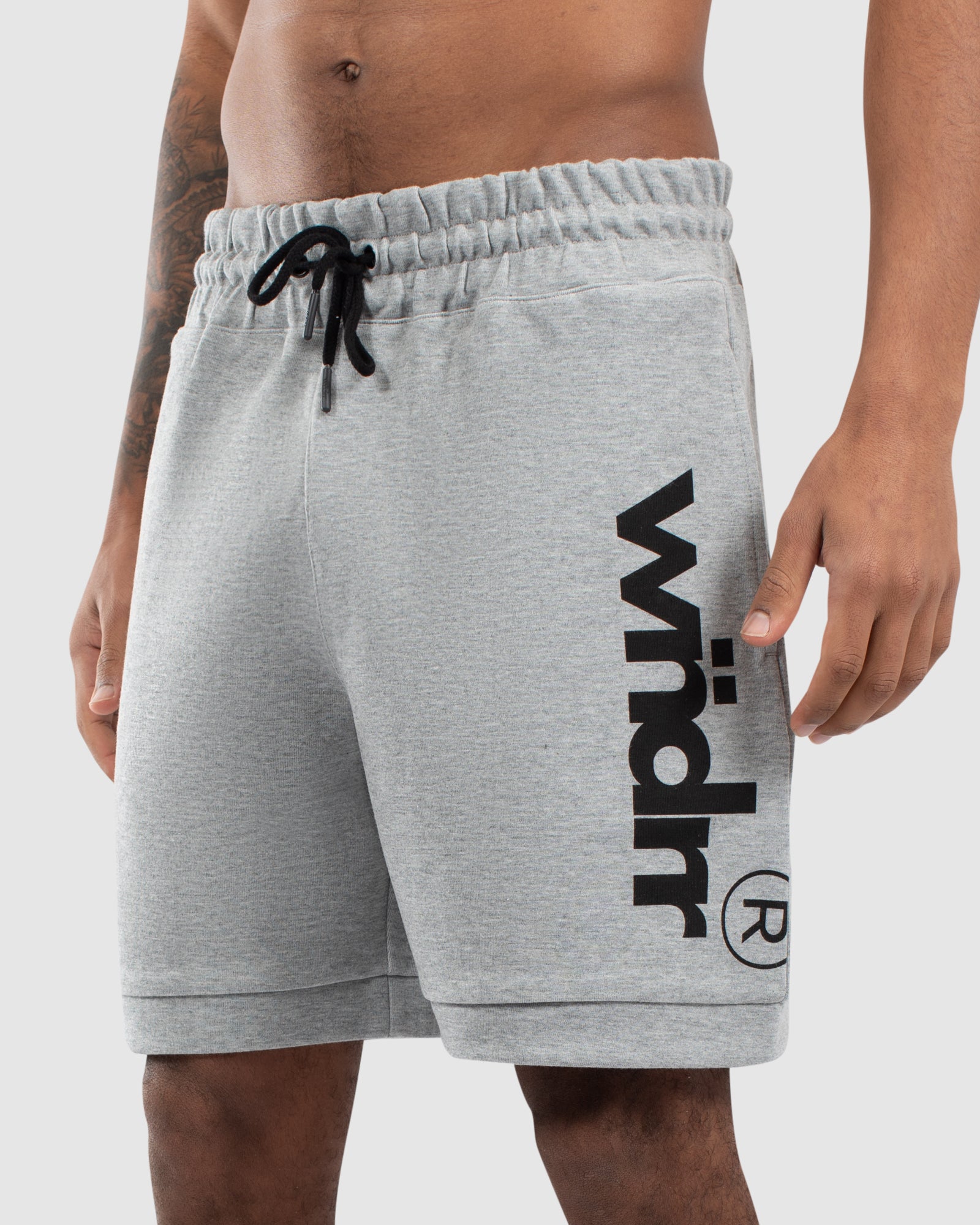 Offcut Tech Trackshort - Grey Marle